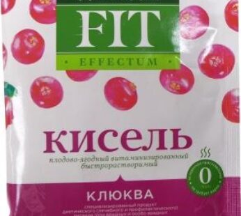 Кисель «ФитЭффектум» витаминизированный «Клюква», пакет-саше 30г