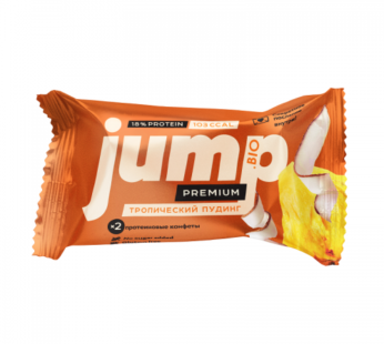 Конфета протеиновая «Тропический пудинг» Jump Premium